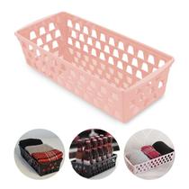 Certo Organizador Extra Comprido 37x16,5 Maior Tamanho Caixa Multiuso Preto Branco Rosa Tranparente Certo Organizador Extra Comprido 37x16,5 Maior Tamanho Caixa Multiuso Preto Branco Rosa Tranparente