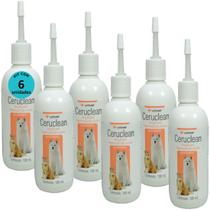 Ceruclean 100ml Solução Para Higienização dos Ouvidos Para Cães e Gatos Kit Com 6