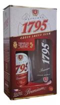 Cerveja 1795 Lager República Tcheca Clara 500ml Kit Com Copo