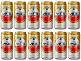 Cerveja Amstel Lager Pilsen Lager 12 Unidades - 269ml