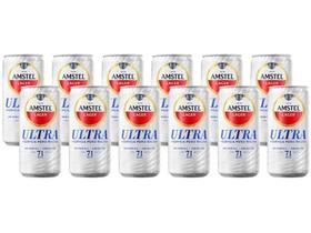 Cerveja Amstel Ultra Pilsen Lager 12 Unidades - Lata 269ml Cerveja Amstel Ultra Pilsen Lager 12 Unidades - Lata 269ml