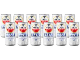 Cerveja Amstel Ultra Pilsen Lager 12 Unidades - Lata 269ml