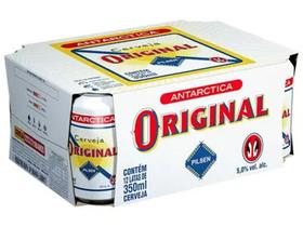 Cerveja Antarctica Original Lata 350ml Pack Com 12 Unidades