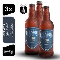 Cerveja APA Cervejaria Louvada 500ml Kit 3 unidades Sem Glúten