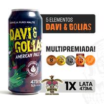 Cerveja Artesanal 5 Elementos Davi Golias APA Lata 473ml