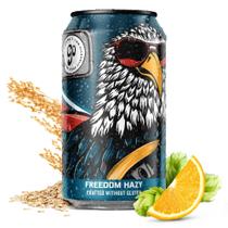 Cerveja artesanal sem álcool Go Brewing Freedom Hazy IPA 355ml