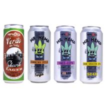 Cerveja Artesanal Terpenada Hipnose kit com 04 cervejas lata