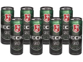 Cerveja Becks Puro Malte Lager Lata 350ml - 8 Unidades