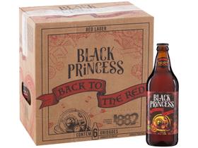 Cerveja Black Princess Back to the Red Puro Malte 6 Unidades Garrafa 600ml