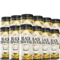 Cerveja Black Princess Gold Puro Malte Lata 350ml - 12 Un.