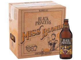 Cerveja Black Princess Miss Blonde Blond Ale 6 Unidades Garrafa 600ml