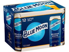 Cerveja Blue Moon Belgian White Puro malte - Witbier 12 Unidades Lata 350ml