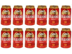 Cerveja Brahma Chopp Lager Pilsen 12 Unidades - Lata 350ml Cerveja Brahma Chopp Lager Pilsen 12 Unidades - Lata 350ml