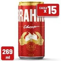 Cerveja Brahma Chopp Lata 269ml Caixa c/ 15 un 1x15 Unidades 269ml LATA