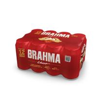 Cerveja Brahma Chopp Pilsen Lager 12 Unidades - Lata 350ml