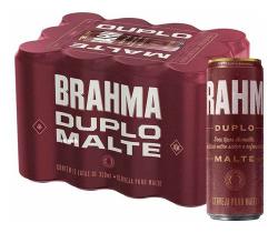 Cerveja Brahma Duplo Malte 350ml Pack 12 Unidades
