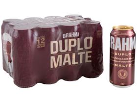 Cerveja Brahma Duplo Malte 473ml 12 Unidades