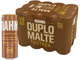 Cerveja Brahma Duplo Malte Tostada Lager - 12 Unidades Lata 350ml