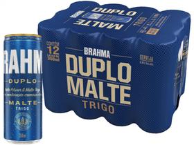 Cerveja Brahma Duplo Malte Trigo Lager 12 Unidades - Lata 350ml