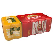 Cerveja BRAHMA Lata 350ML 18 unidades