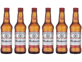 Cerveja Budweiser American Lager 330ml Long Neck 6 Unidades Cerveja Budweiser American Lager 330ml Long Neck 6 Unidades