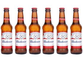 Cerveja Budweiser Lager 6 Unidades - 330ml