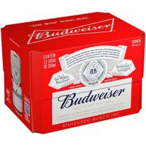 Cerveja Budweiser Lata 350ml - 12 unidades