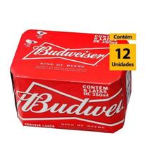 Cerveja Budweiser Lata 350Ml - Com 12 Unidades