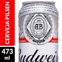 Cerveja budweiser lata 473 ml c/12