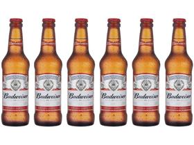 Cerveja Budweiser Pack American Standard Lager - 6 Unidades 330ml