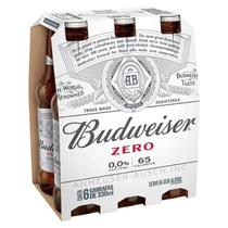 Cerveja BUDWEISER Zero Long Neck 330ml (6 Garrafas)
