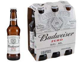 Cerveja Budweiser Zero sem Álcool 6 Garrafas 330ml Cerveja Budweiser Zero sem Álcool 6 Garrafas 330ml