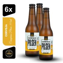 Cerveja Campinas Pilsen Puro Malte 355ml Kit 6 unidades Cerveja Campinas Pilsen Puro Malte 355ml Kit 6 unidades