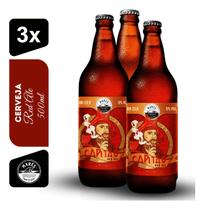 Cerveja Capitão RED ALE Cervejaria Marés 500ml Kit 3 Un