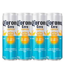 Cerveja Corona Cero Sunbrew Lata 350ml 0,0% Alc kit 4un