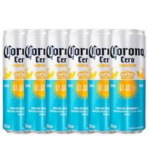 Cerveja Corona Cero Sunbrew Lata 350ml 0,0% Alc kit 6un