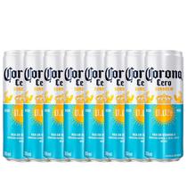 Cerveja Corona Cero Sunbrew Lata 350ml 0,0% Alc - Pack 8un