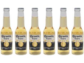 Cerveja Corona Coronita Extra Lager 6 Unidades - Long Neck 210ml - Corona Extra