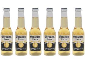 Cerveja Corona Coronita Extra Lager 6 Unidades - Long Neck 210ml - Corona Extra