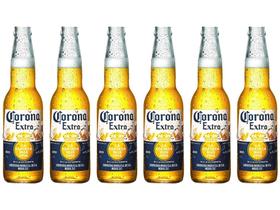 Cerveja Corona Extra Lager 6 Unidades - Long Neck 330ml Cerveja Corona Extra Lager 6 Unidades - Long Neck 330ml