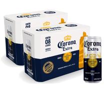 Cerveja CORONA Extra Lata 269ml (Caixa 16 unidades)