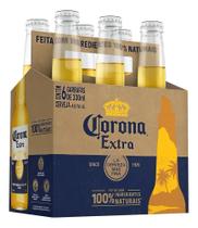 Cerveja Corona Extra Long Neck Garrafa 330ml Pack 6 Unidades