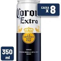 Cerveja Corona Lata 350ml Caixa c 8 un
