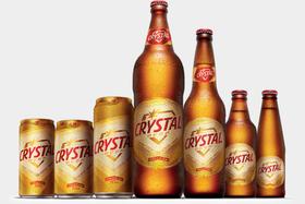 Cerveja Crystal.