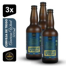 Cerveja de Trigo American Wheat Campinas 500ml Kit 3 unidades