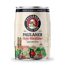 Cerveja de Trigo Paulaner Importada Alemã Hefe Weissbier Barril de 5 Litros