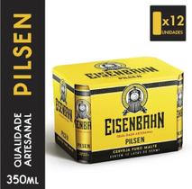 Cerveja Eisenbahn Pilsen Pack com 12 Latas de 350ml