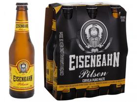 Cerveja Eisenbahn Puro Malte Pilsen 6 Unidades - Long Neck 355ml