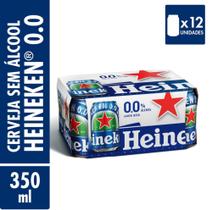 Cerveja Heineken 0.0 Lata 350ml CX 12un