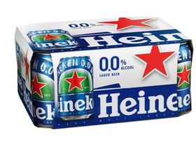 Cerveja Heineken 0.0 Pilsen Lager sem Álcool - Puro Malte 12 Unidades Lata 350ml